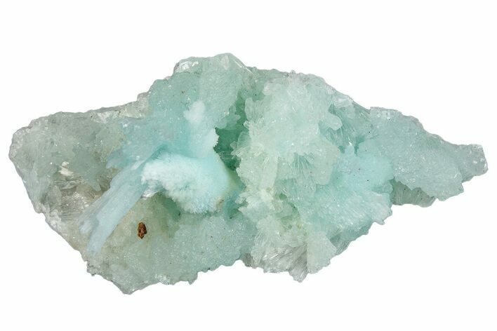Blue-Green Aragonite Aggregation - Wenshan Mine, China #290997